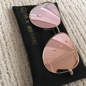 Quay x Desi Perkins High Key Sunglasses